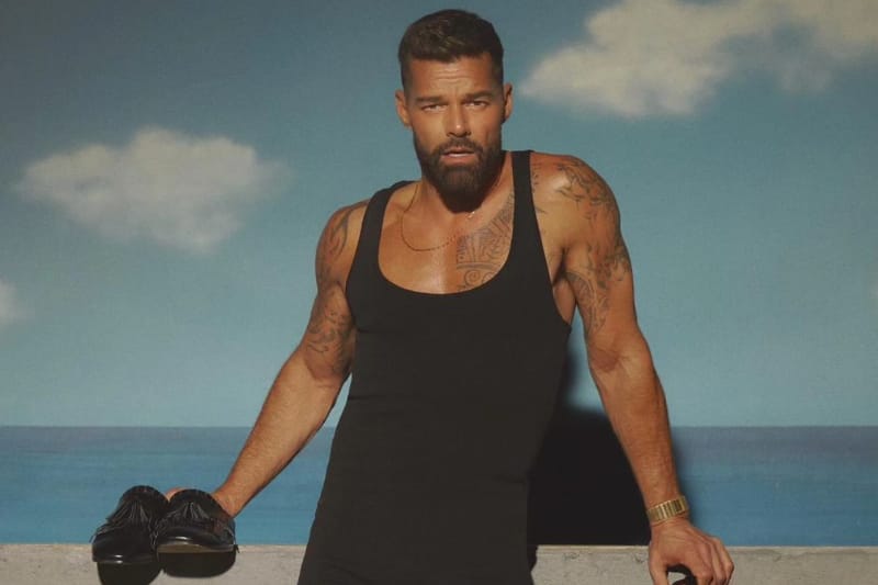 Ricky Martin is back filming for more Palm Royale